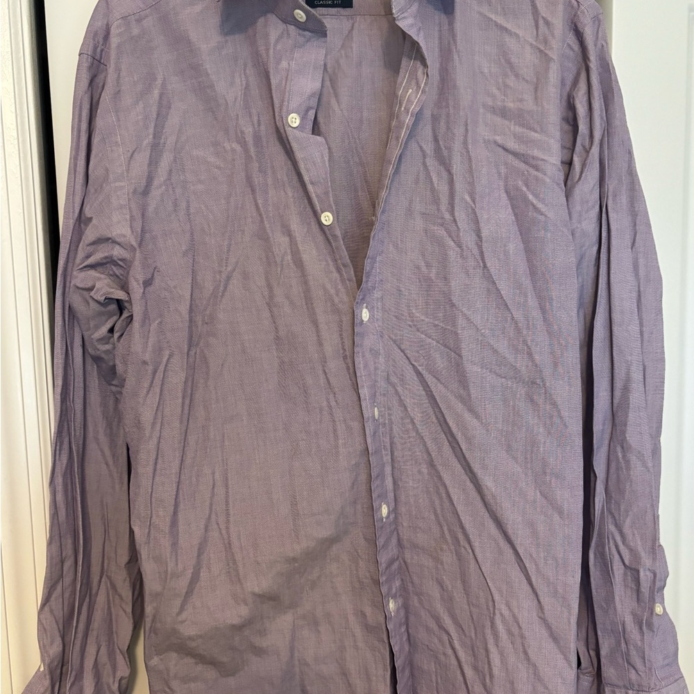 Ralph Lauren Casual Lavender Button Down Shirt